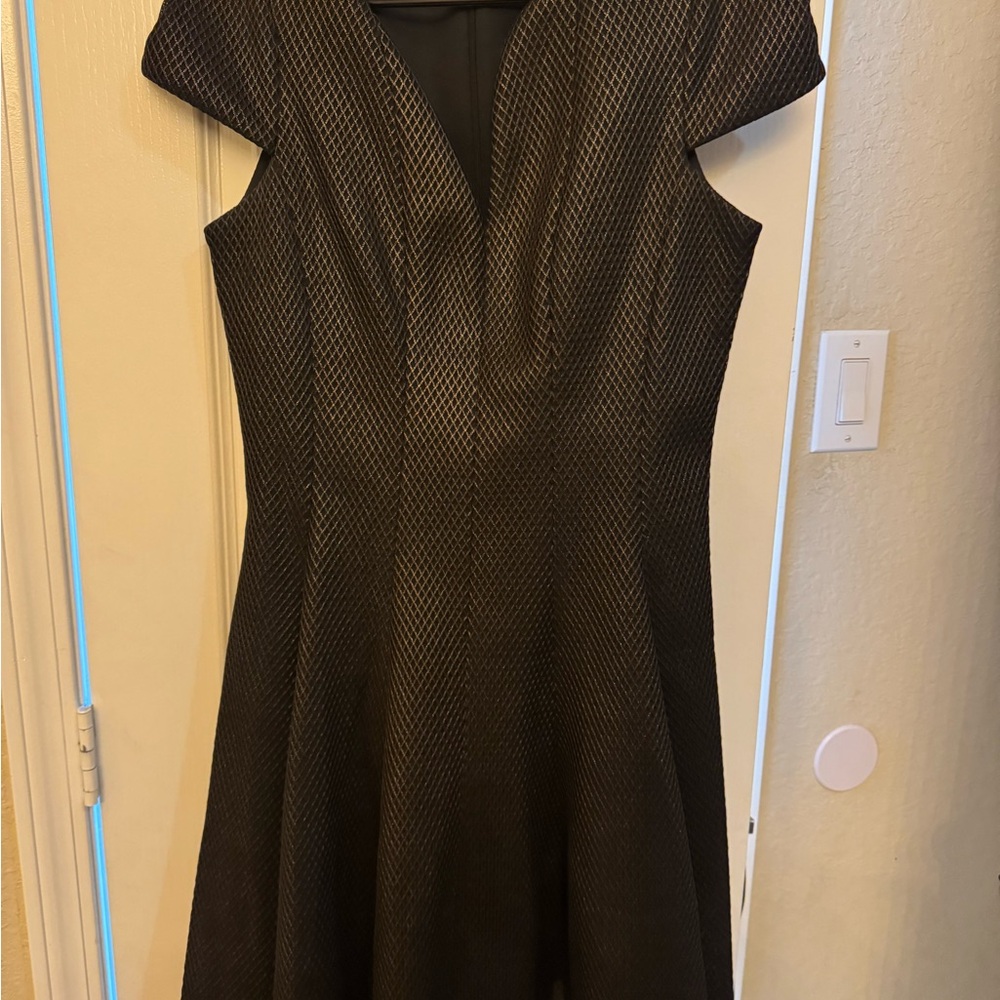 Julia Jordan Textured Black Dress